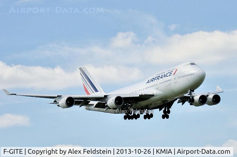 F-GITE, 1992 Boeing 747-428 C/N 25601, Miami International