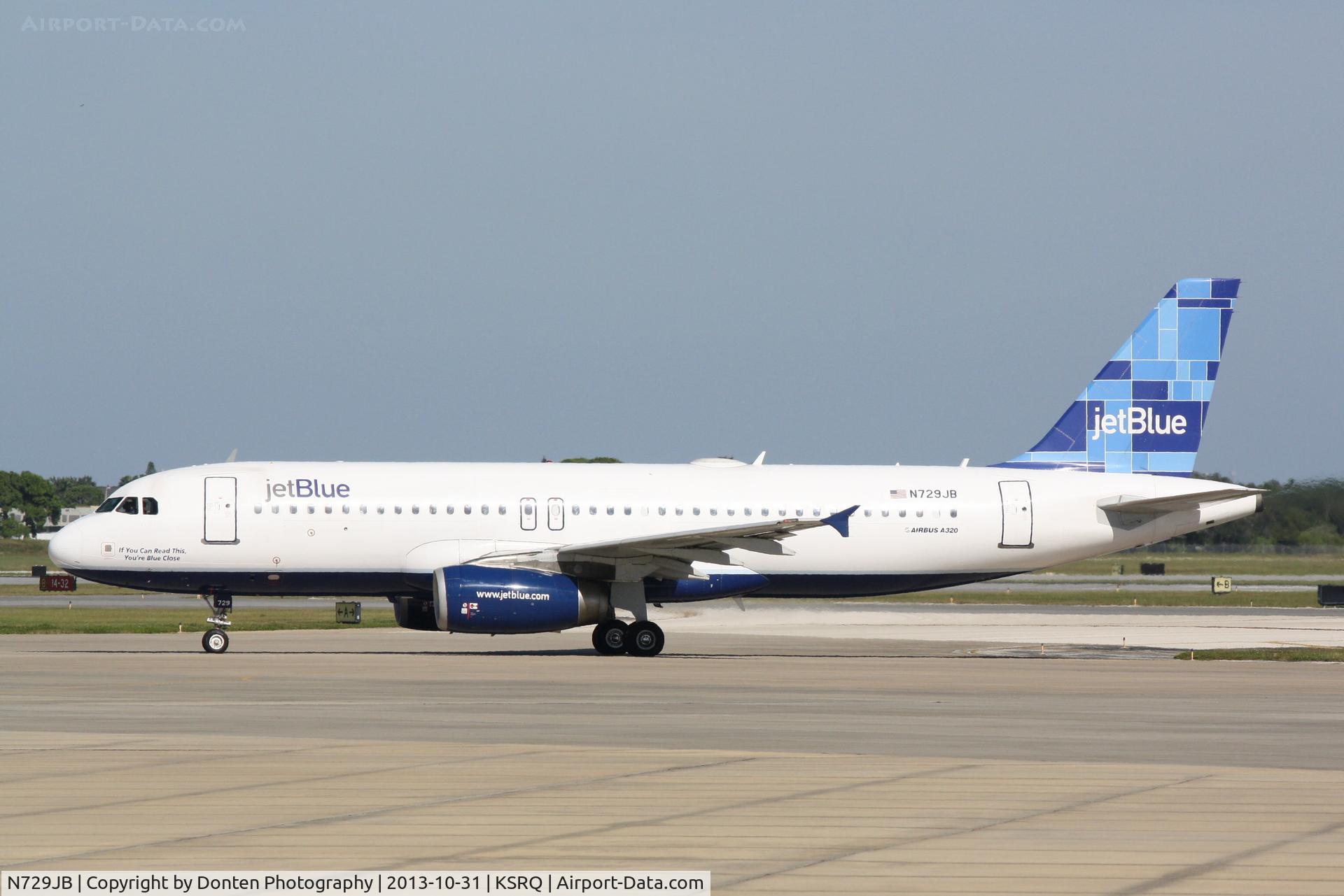 N729JB, 2008 Airbus A320-232 C/N 3572, JetBlue Flight 164 (N729JB) 