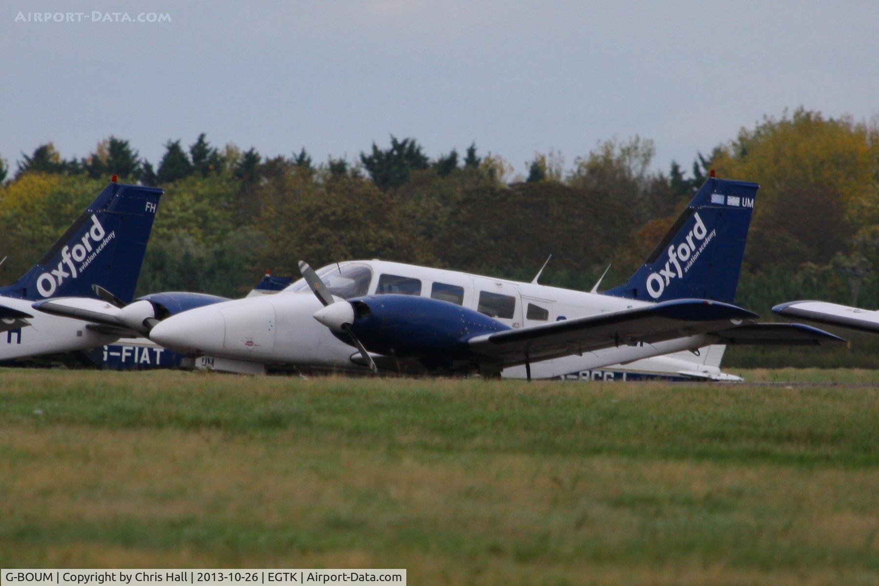 G-BOUM, 1976 Piper PA-34-200T Seneca II C/N 34-7670136, Oxford Aviation Academy