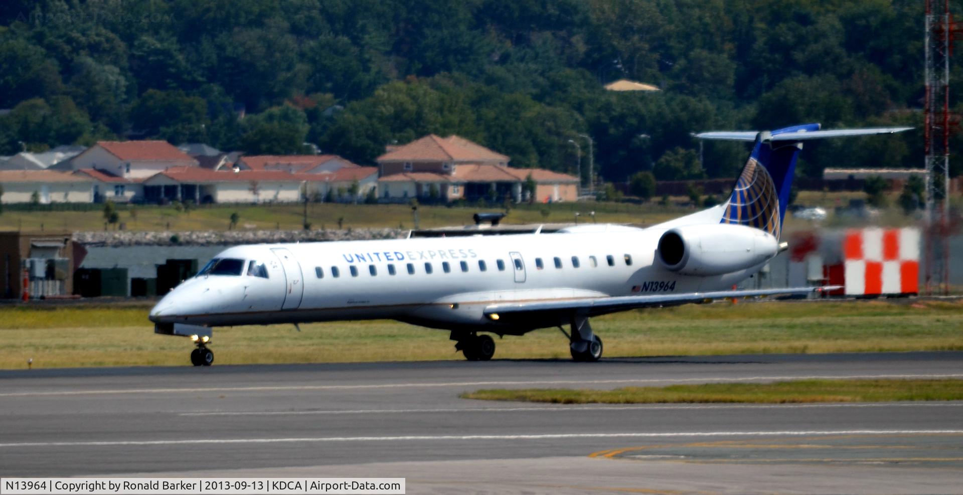 N13964, 1999 Embraer ERJ-145LR (EMB-145LR) C/N 145123, Takeoff National