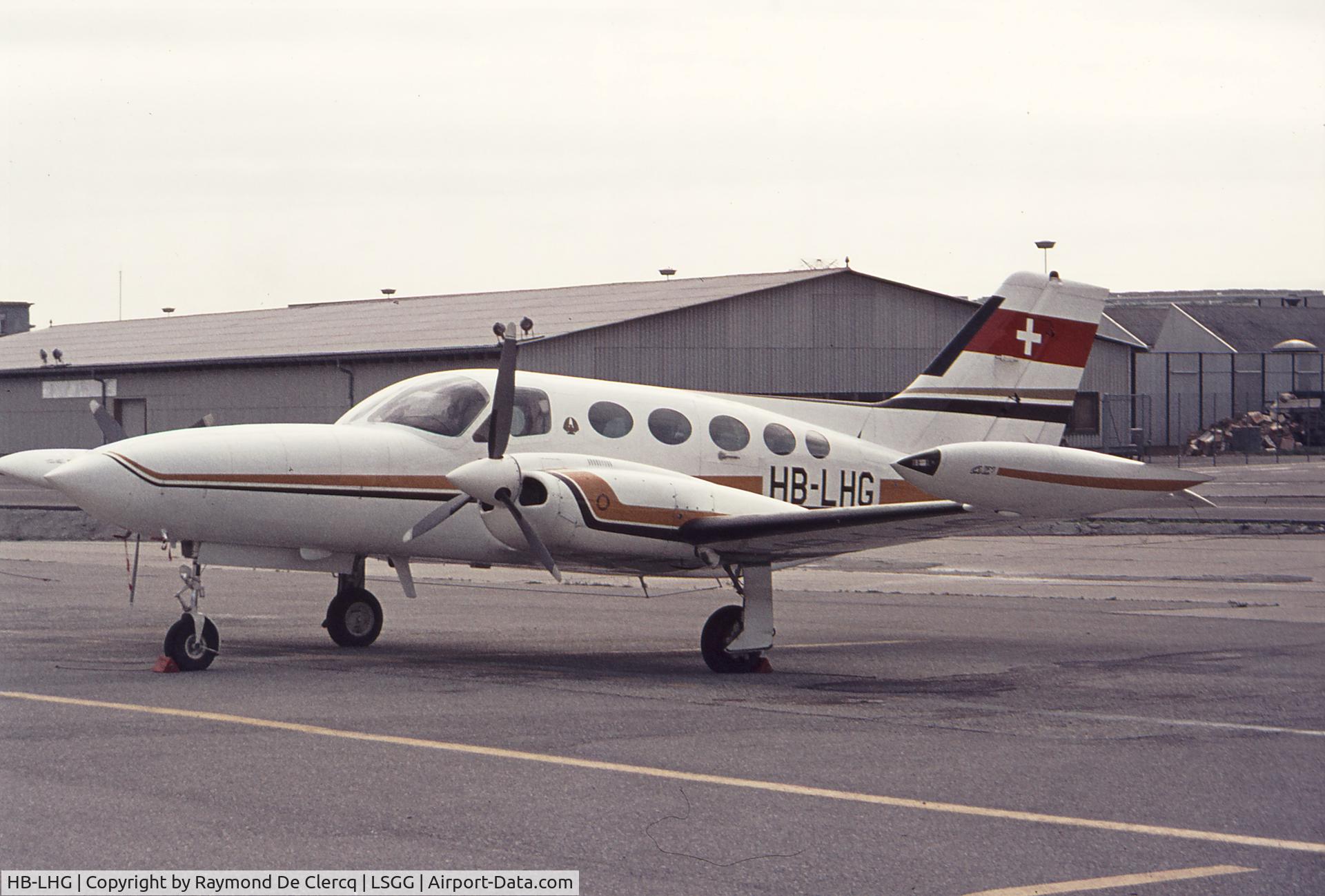 HB-LHG, 1974 Cessna 421B Golden Eagle C/N 421B0523, Geneva, summer 1974