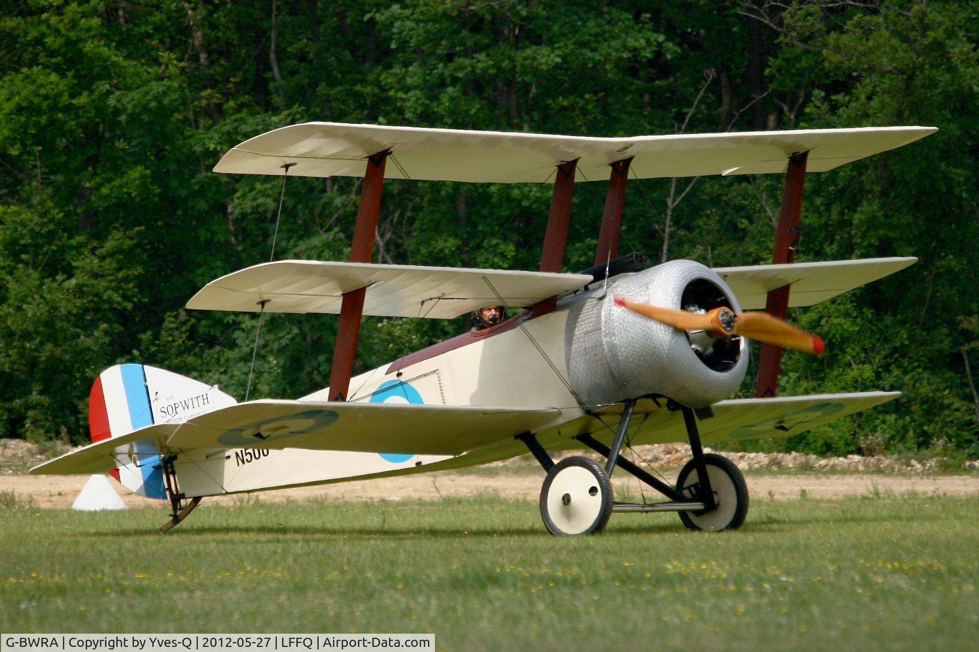 G-BWRA, 1988 Sopwith Triplane Replica C/N PFA 021-10035, Sopwith Triplane Replica, La Ferté-Alais Airfield (LFFQ)