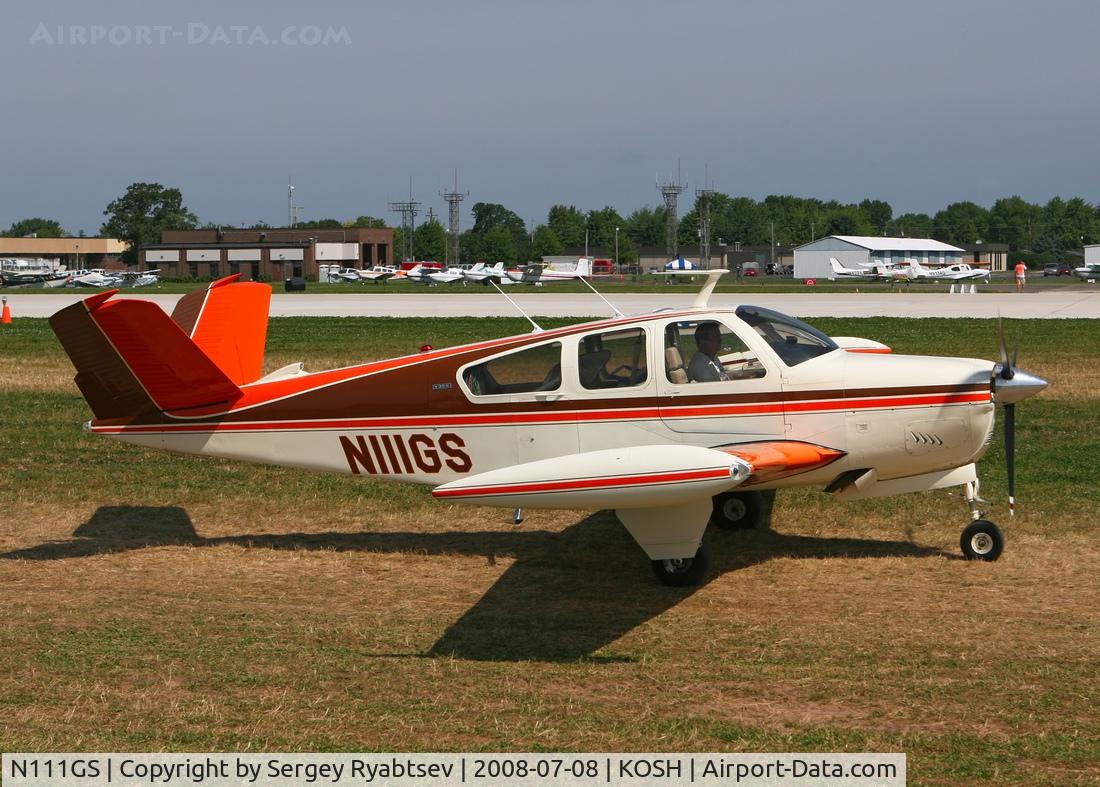 N111GS, 1968 Beech V35A Bonanza C/N D-8780, Oshkosh