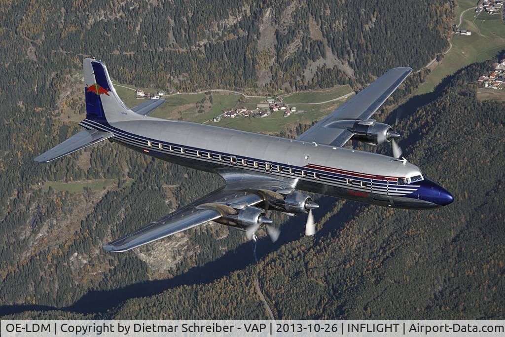 OE-LDM, 1958 Douglas DC-6B C/N 45563, Red Bull DC6