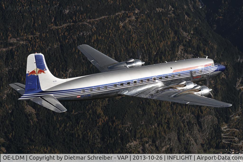 OE-LDM, 1958 Douglas DC-6B C/N 45563, Red Bull DC6