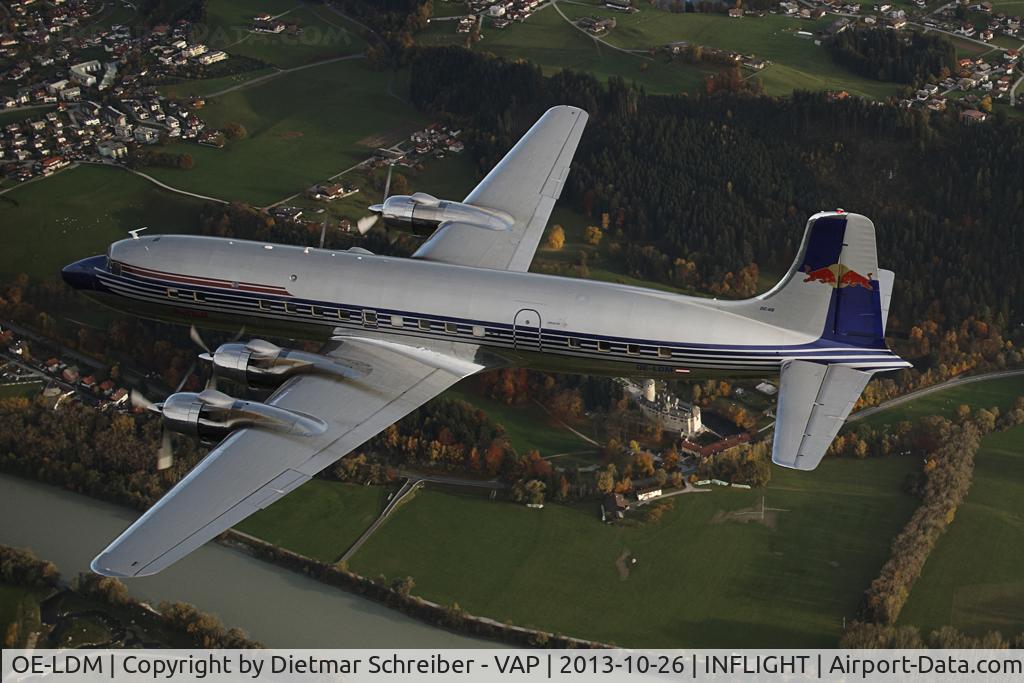 OE-LDM, 1958 Douglas DC-6B C/N 45563, Red Bull DC6