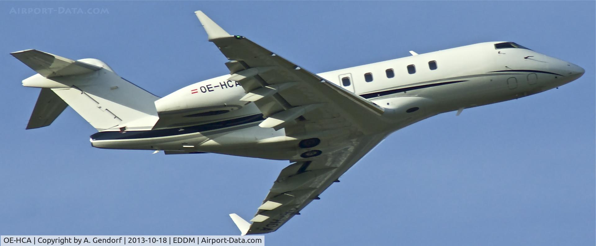 OE-HCA, 2009 Bombardier Challenger 300 (BD-100-1A10) C/N 20274, Privat (untitled), seen here during take off at München(EDDM)