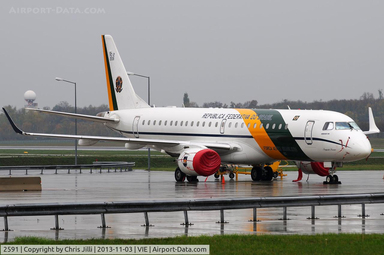 2591, 2009 Embraer VC-2 (ERJ-190-100AR) C/N 19000277, Brasilian Air Force