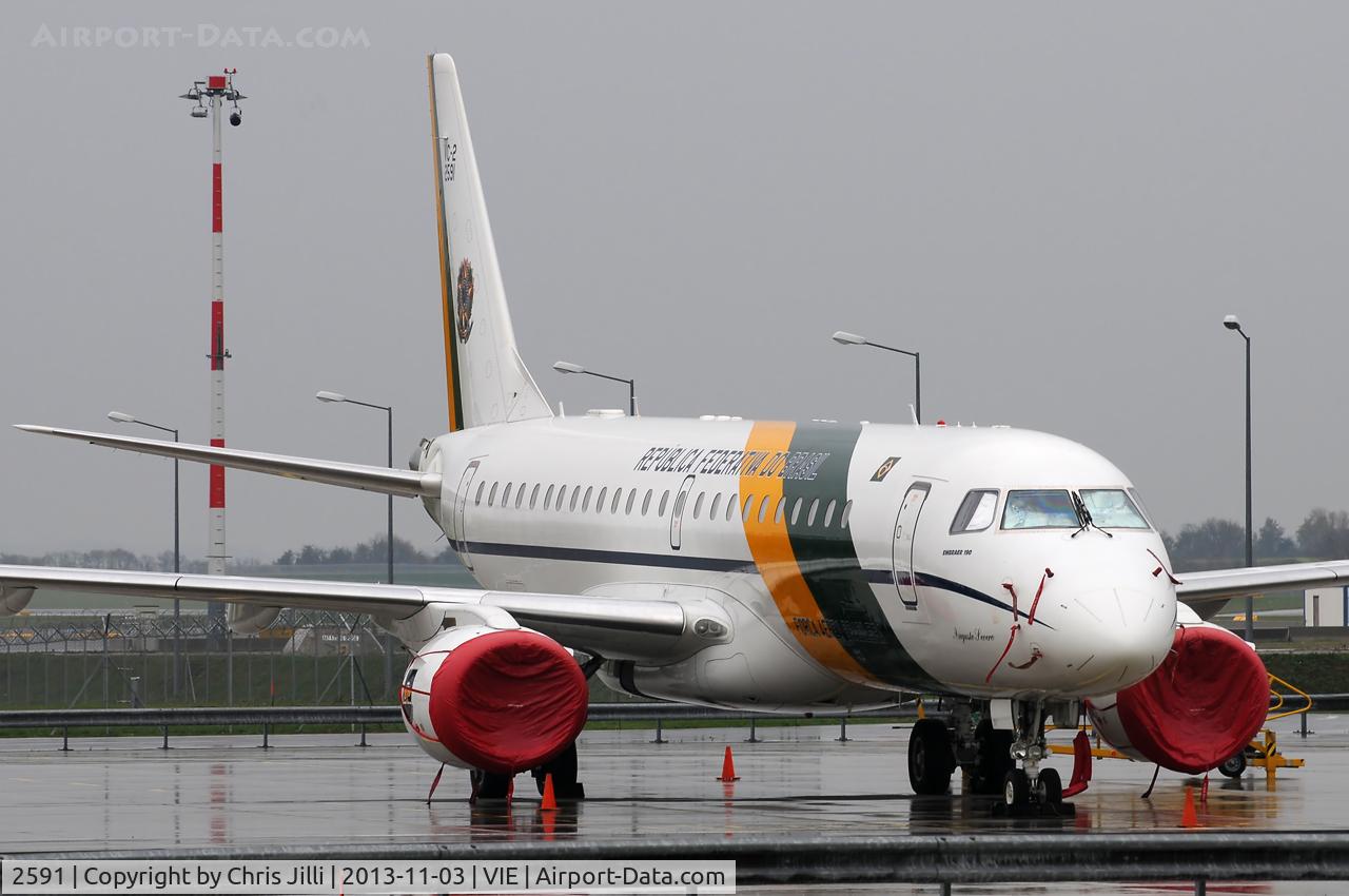 2591, 2009 Embraer VC-2 (ERJ-190-100AR) C/N 19000277, Brasilian Air Force