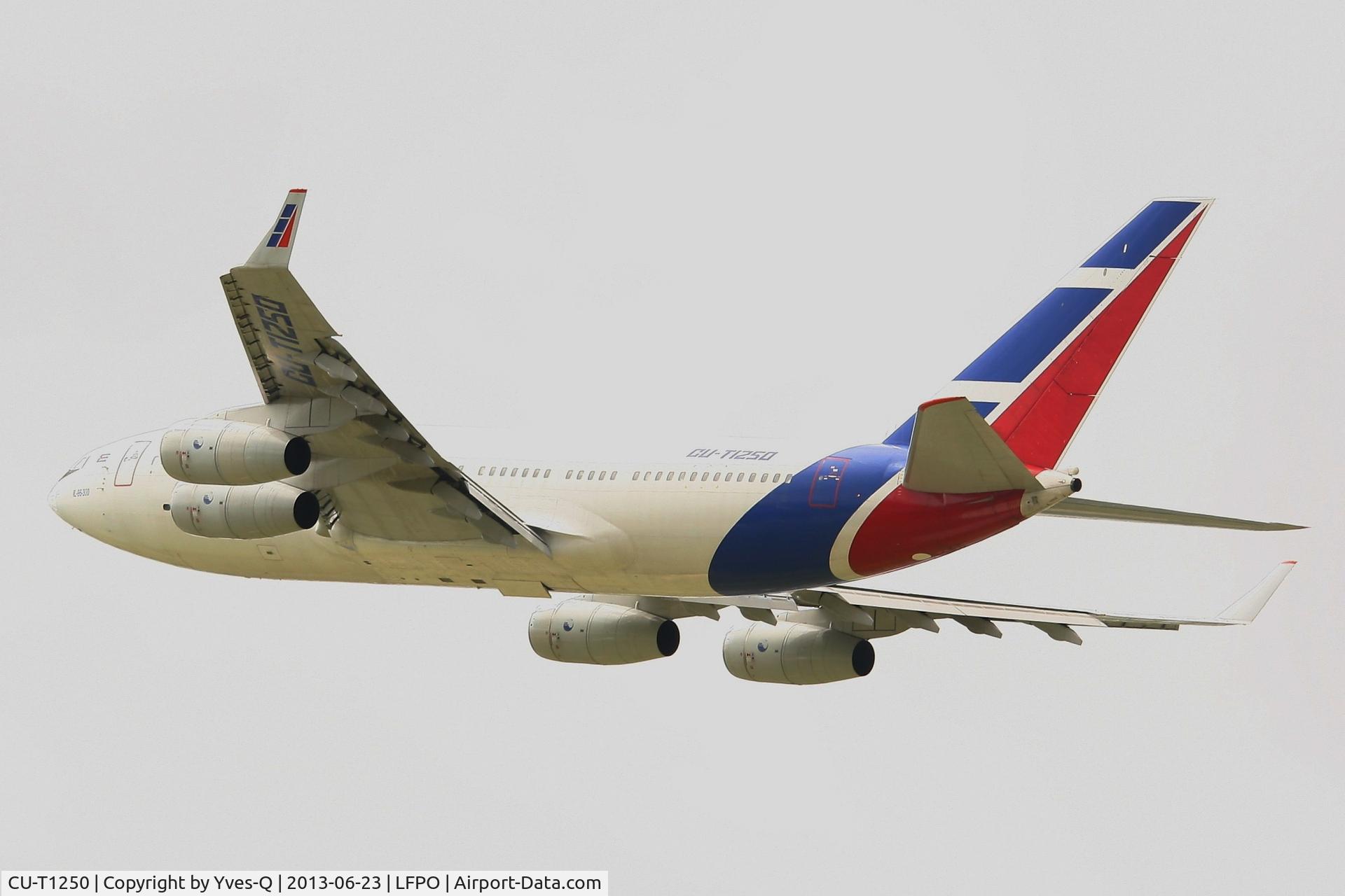 CU-T1250, 2005 Ilyushin IL-96-300 C/N 74393202015, Ilyushin IL-96-300  Takes off  From Rwy 24, Paris-Orly Airport (LFPO-ORY)