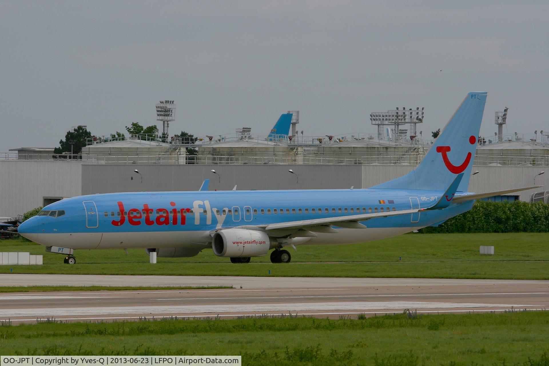 OO-JPT, 2007 Boeing 737-8K5 C/N 34691, Boeing 737-8K5 After Landing Rwy 26, Paris-Orly Airport (LFPO-ORY)