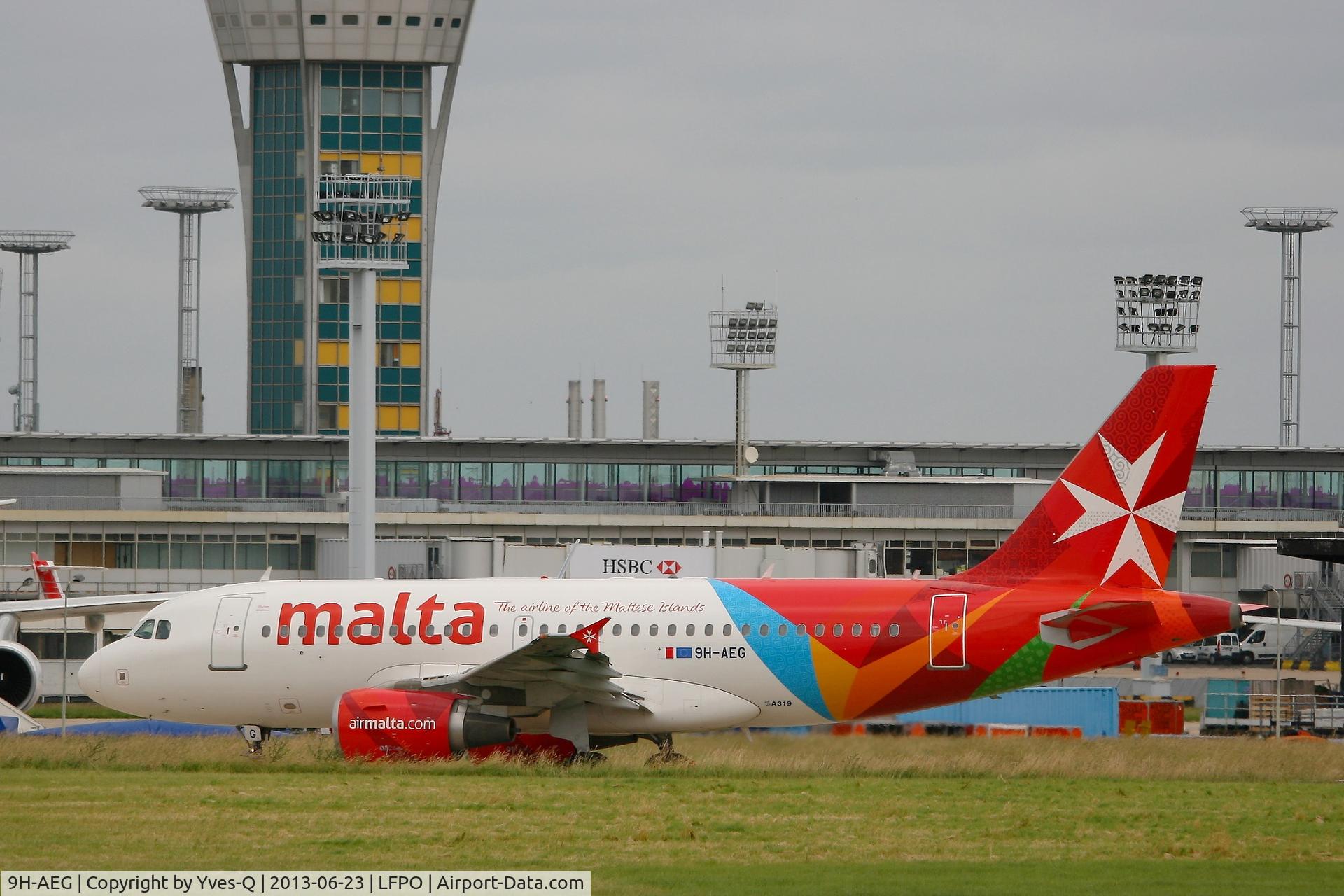 9H-AEG, 2003 Airbus A319-112 C/N 2113, Airbus A319-112 After Landing Rwy 26, Paris-Orly Airport (LFPO-ORY)