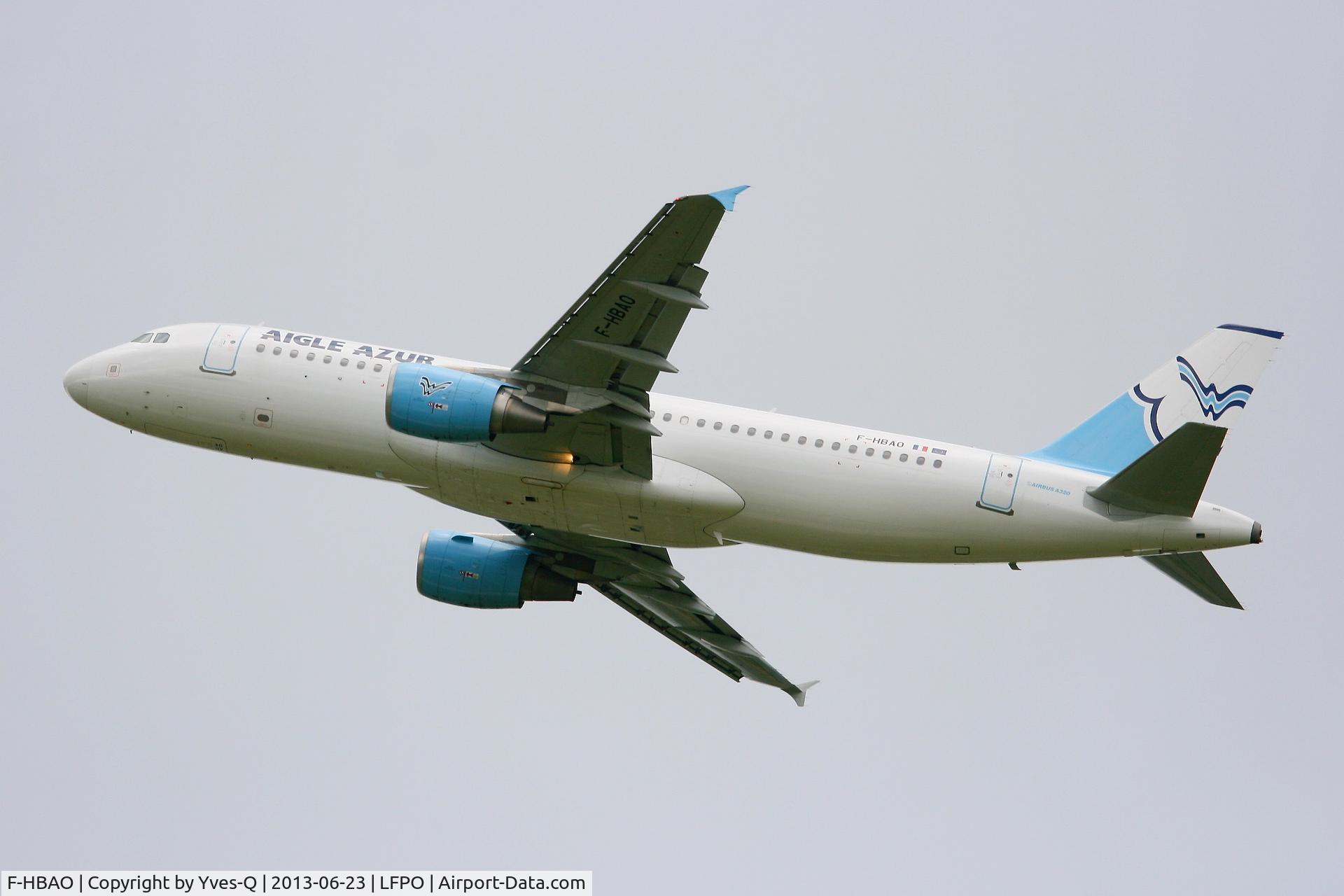 F-HBAO, 2011 Airbus A320-214 C/N 4589, F-HBAO - Airbus A320-214 Takes off  From Rwy 24, Paris-Orly Airport (LFPO-ORY)