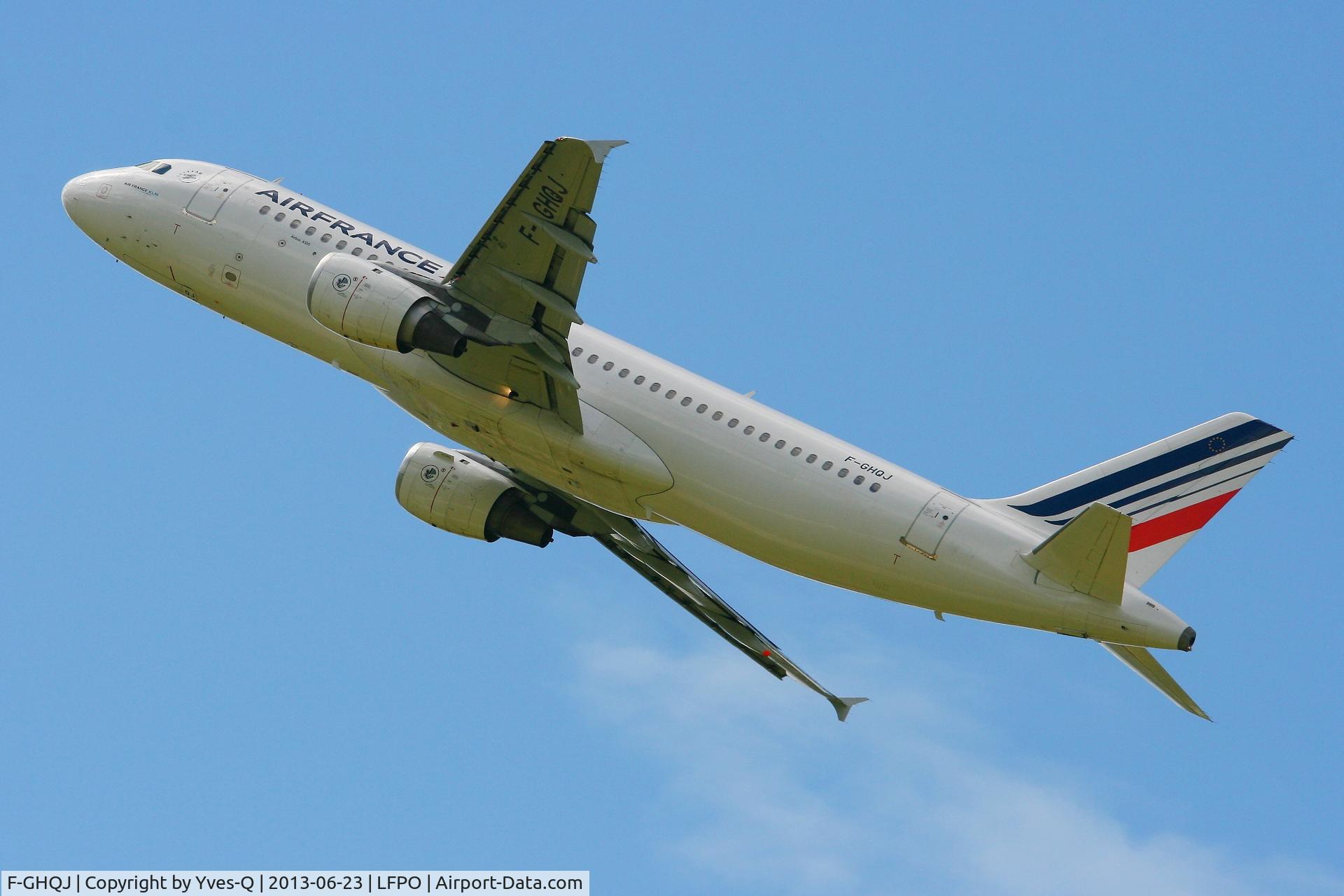 F-GHQJ, 1991 Airbus A320-211 C/N 0214, Airbus A320-211, Take off rwy 24, Paris-Orly Airport (LFPO-ORY)
