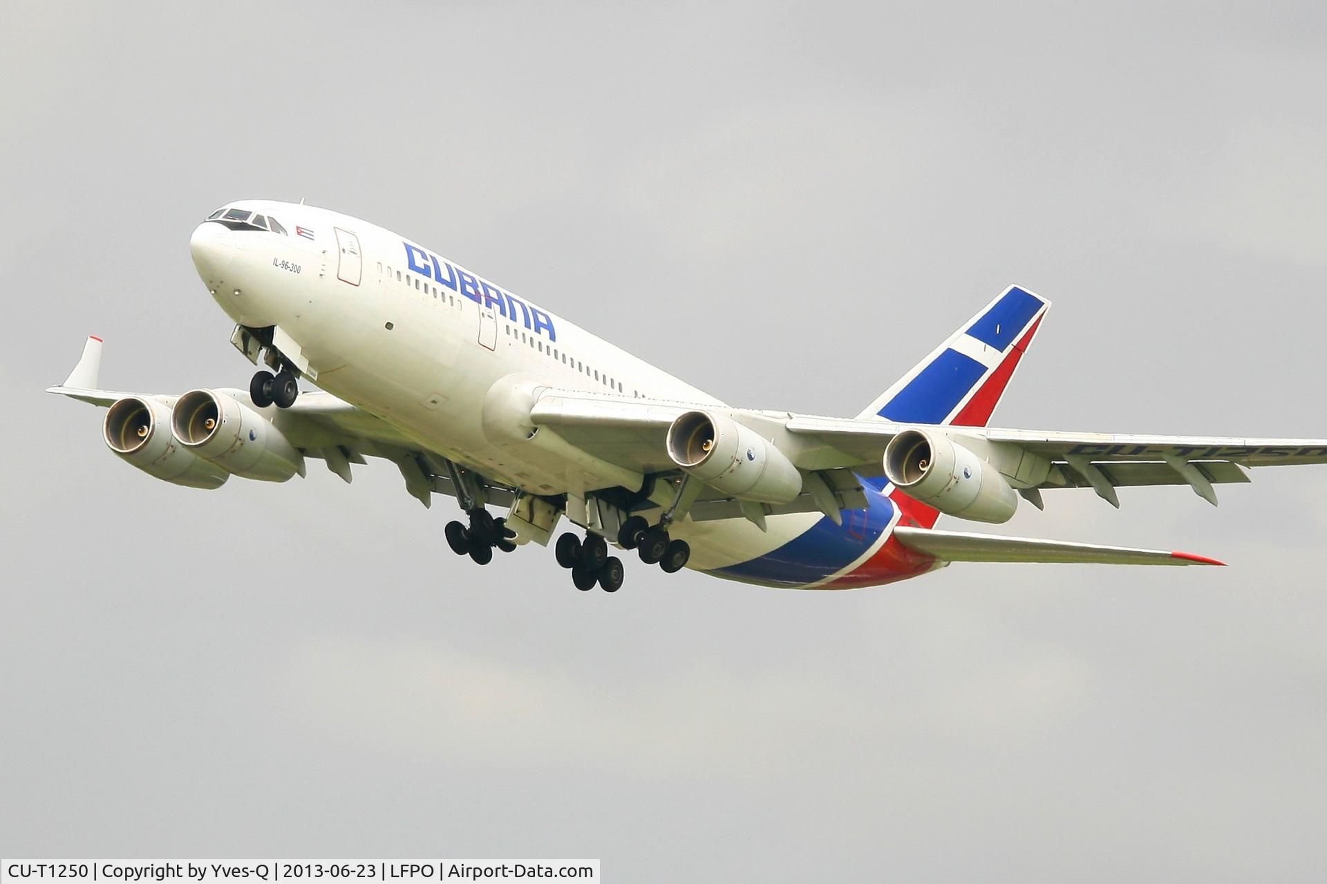 CU-T1250, 2005 Ilyushin IL-96-300 C/N 74393202015, Ilyushin IL-96-300, Take off rwy 24, Paris-Orly Airport (LFPO-ORY)