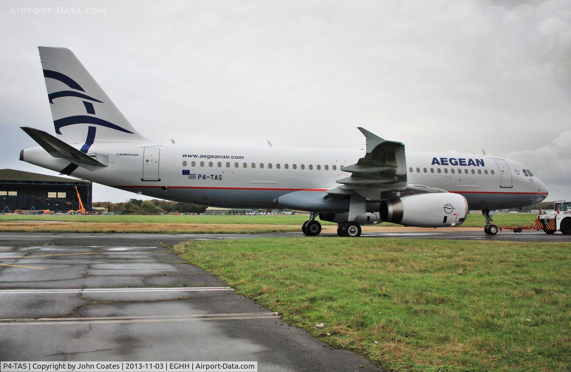 P4-TAS, 2006 Airbus A320-232 C/N 2828, Leaving paintshop after respray