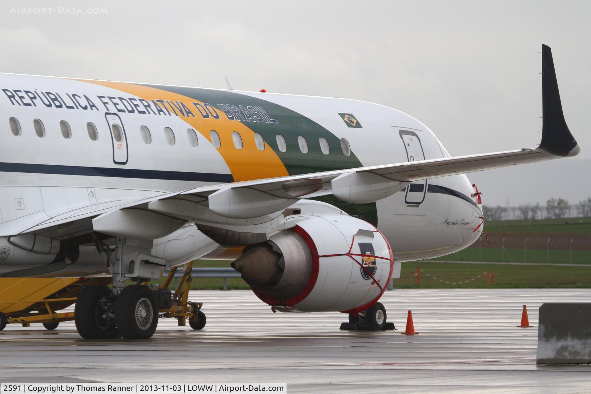 2591, 2009 Embraer VC-2 (ERJ-190-100AR) C/N 19000277, Brasilian Air Force Emb190