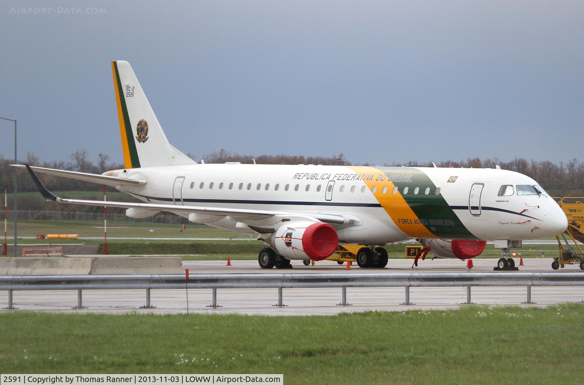 2591, 2009 Embraer VC-2 (ERJ-190-100AR) C/N 19000277, Brasilian Air Force Emb190