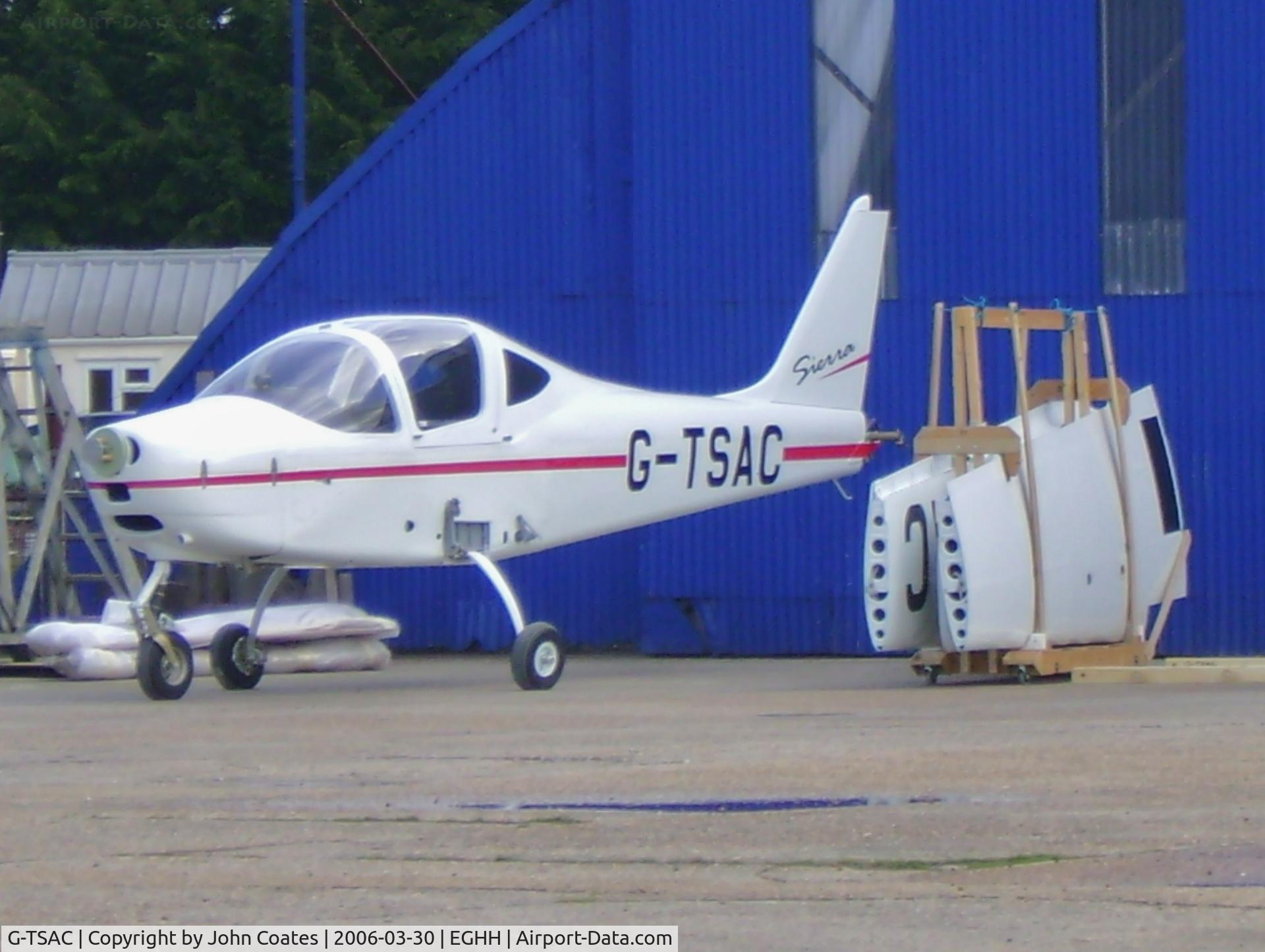 G-TSAC, 2008 Tecnam P-2002EA Sierra C/N PFA 333-14611, Just out of the paintshop
