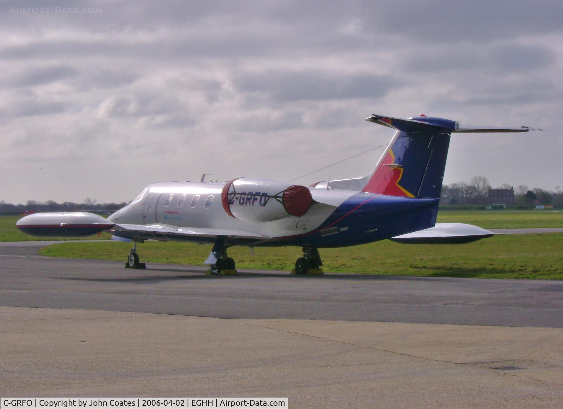 C-GRFO, 1977 Learjet 35A C/N 35A-100, Parked at Signatures