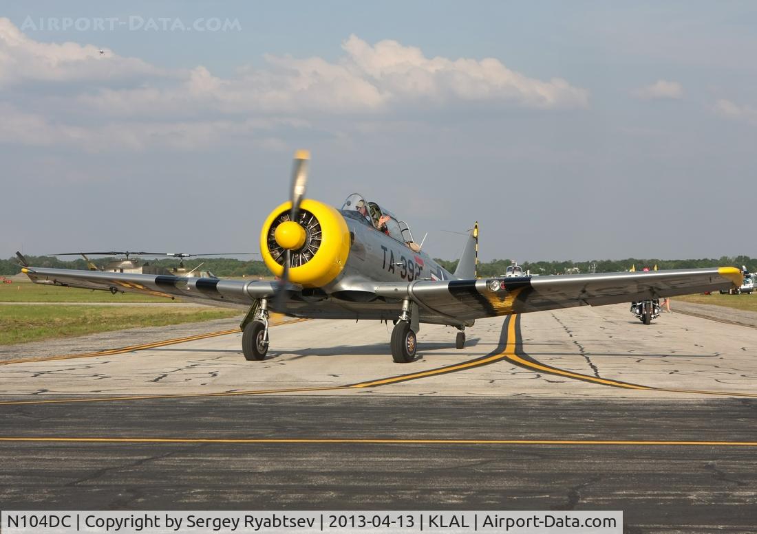 N104DC, 1949 North American T-6G Texan C/N 168-516, Sun-n-Fun