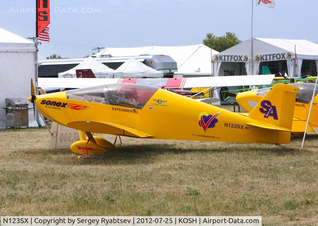 N123SX, Sonex Sonex SA C/N 0008, Oshkosh