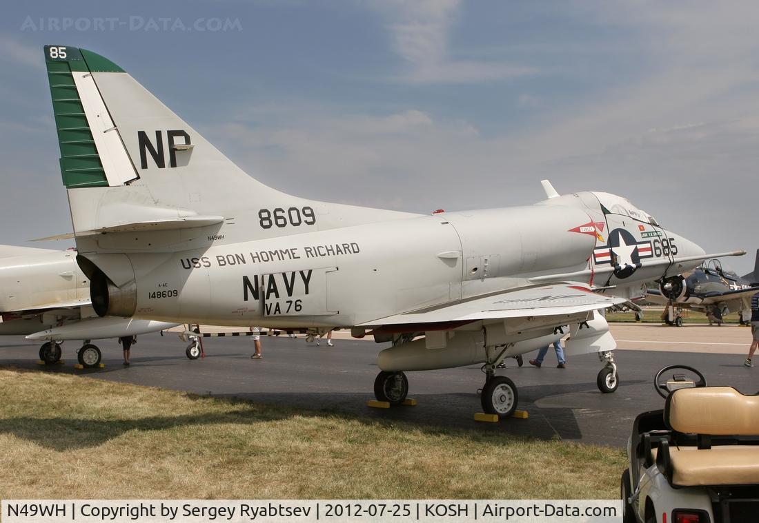 N49WH, 1959 Douglas A-4B Skyhawk C/N 11366, Oshkosh