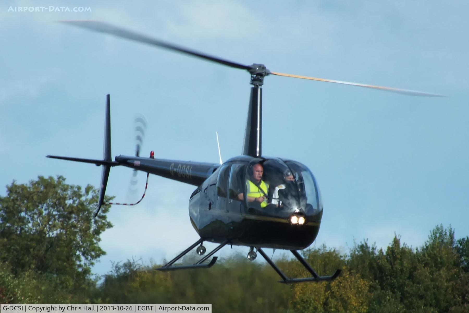 G-DCSI, 2007 Robinson R44 Raven II C/N 11746, calling into Turweston for fuel
