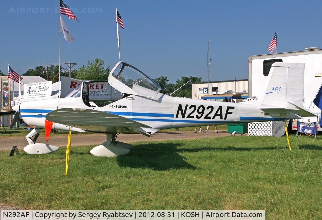 N292AF, Aerostar SA Festival R40S C/N 050309, Oshkosh