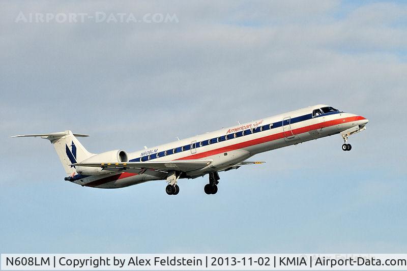 N608LM, 1998 Embraer ERJ-145LR (EMB-145LR) C/N 145068, Miami International