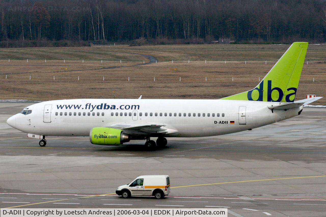 D-ADII, 1987 Boeing 737-329 C/N 23775, DBA Airlines