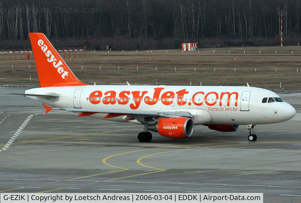 G-EZIK, 2005 Airbus A319-111 C/N 2481, EasyJet