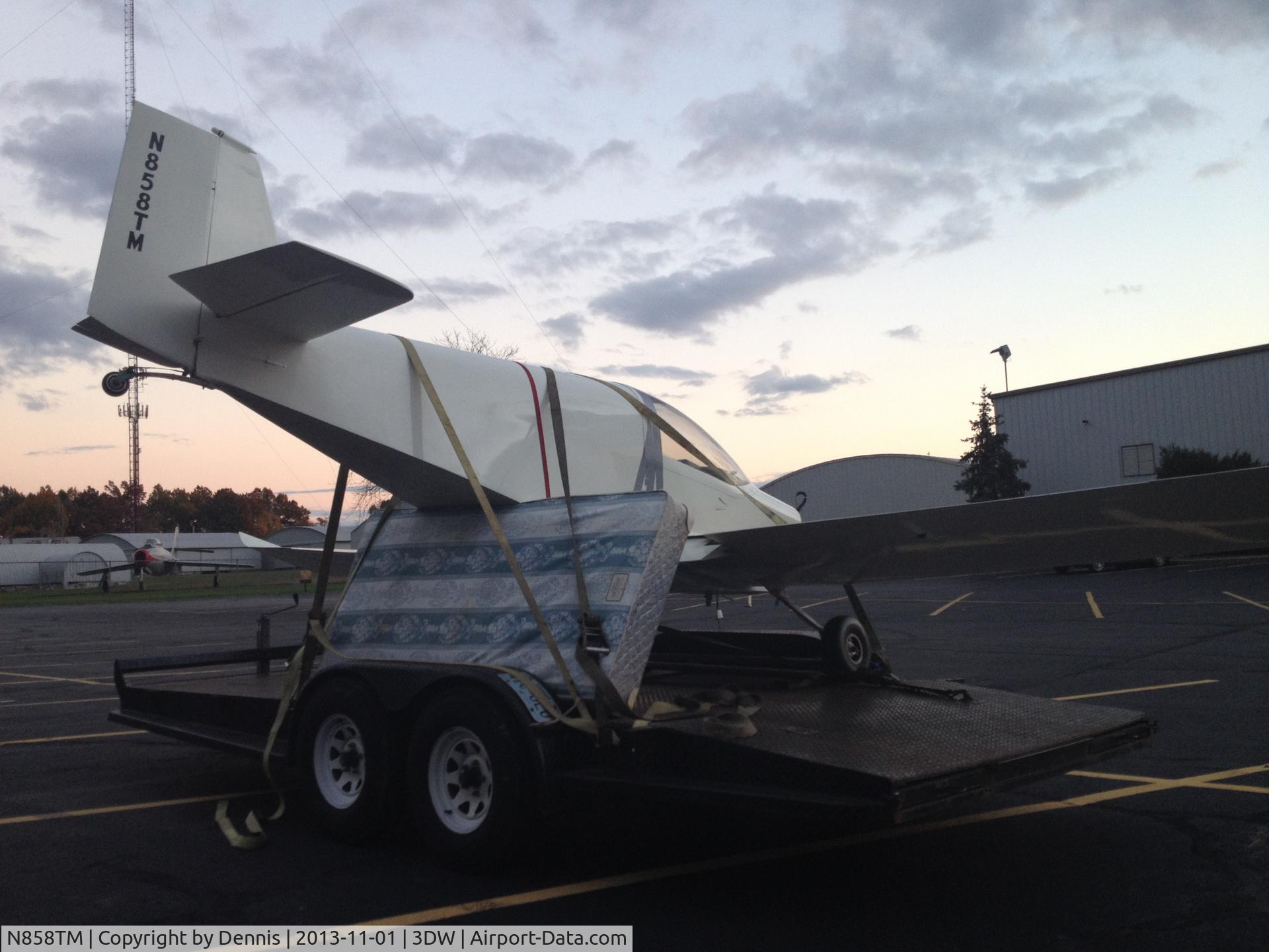 N858TM, 2009 Rand KR-2S C/N 001TM, Crashed a Springfield downtown airport