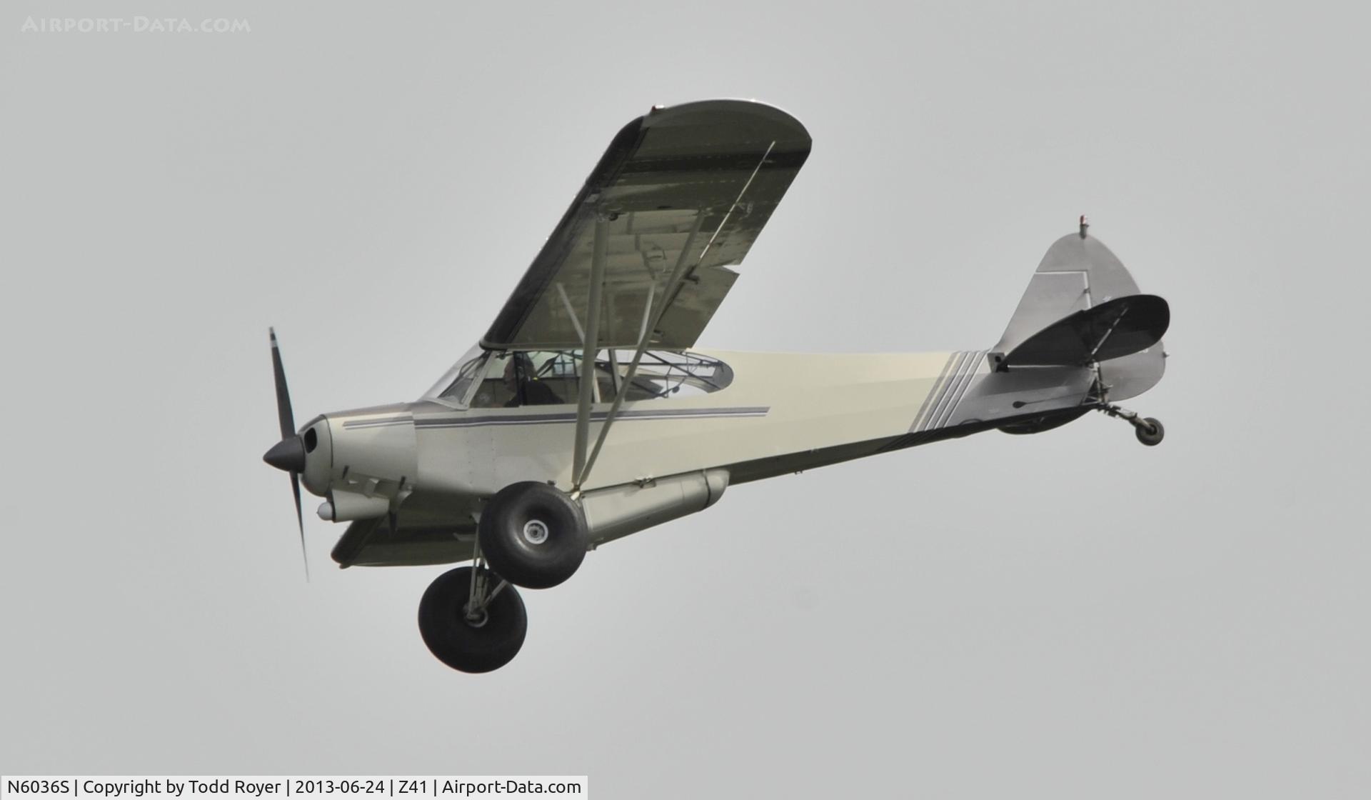 N6036S, 1957 Piper PA-18-150 Super Cub C/N 18-5684, Landing at Lake Hood Strip