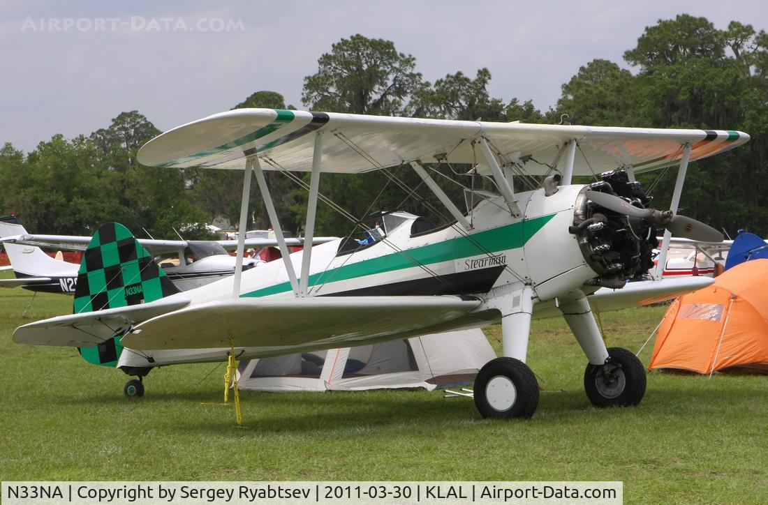 N33NA, 1941 Boeing A75N1(PT-17) C/N 75-2290, Sun-n-Fun