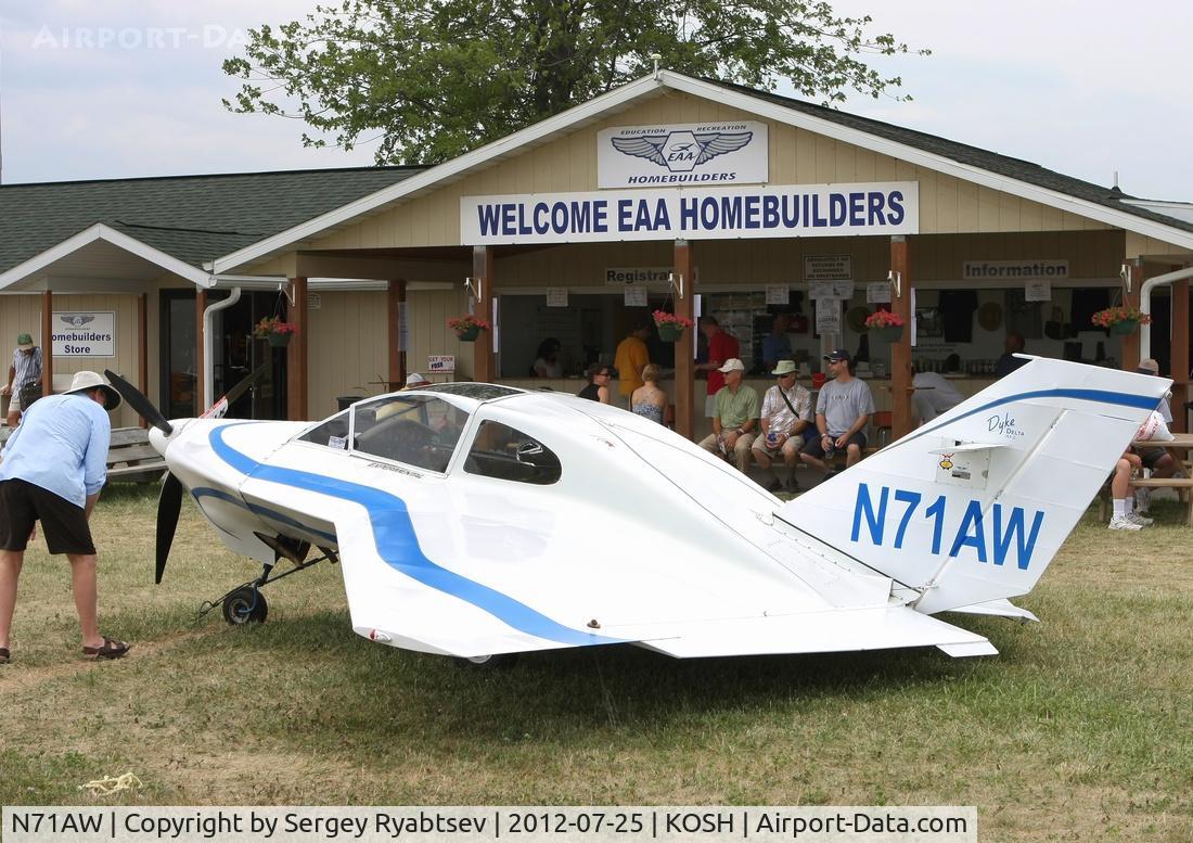 N71AW, 2010 Dyke JD-2 Delta C/N 1123, Oshkosh