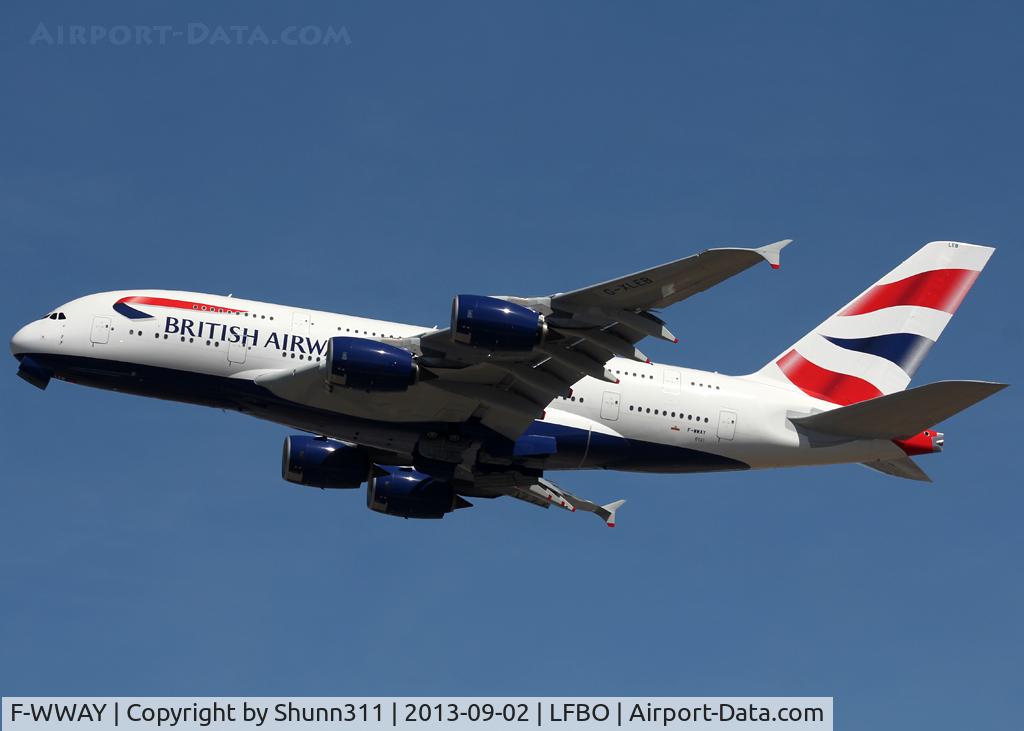 F-WWAY, 2013 Airbus A380-841 C/N 121, C/n 0121 - To be G-XLEB