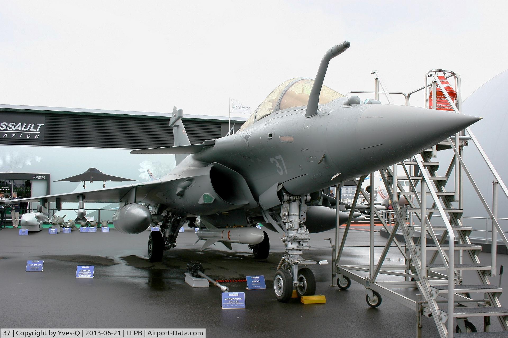 37, 2012 Dassault Rafale M C/N 37, French Naval Aviation Dassault Rafale M, Static Display Dassault Area, Paris-Le Bourget Air Show 2013