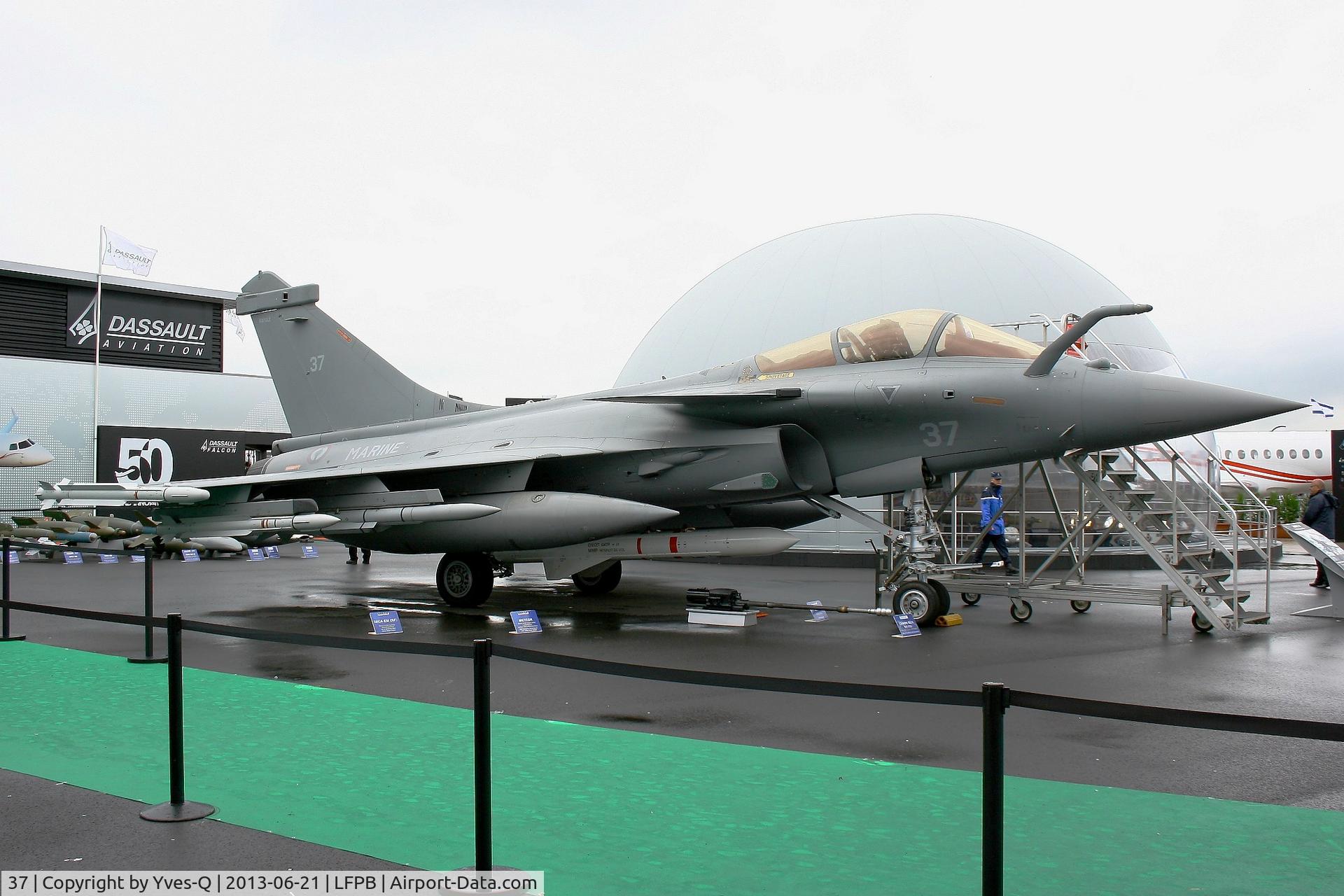 37, 2012 Dassault Rafale M C/N 37, French Naval Aviation Dassault Rafale M, Static Display Dassault Area, Paris-Le Bourget Air Show 2013