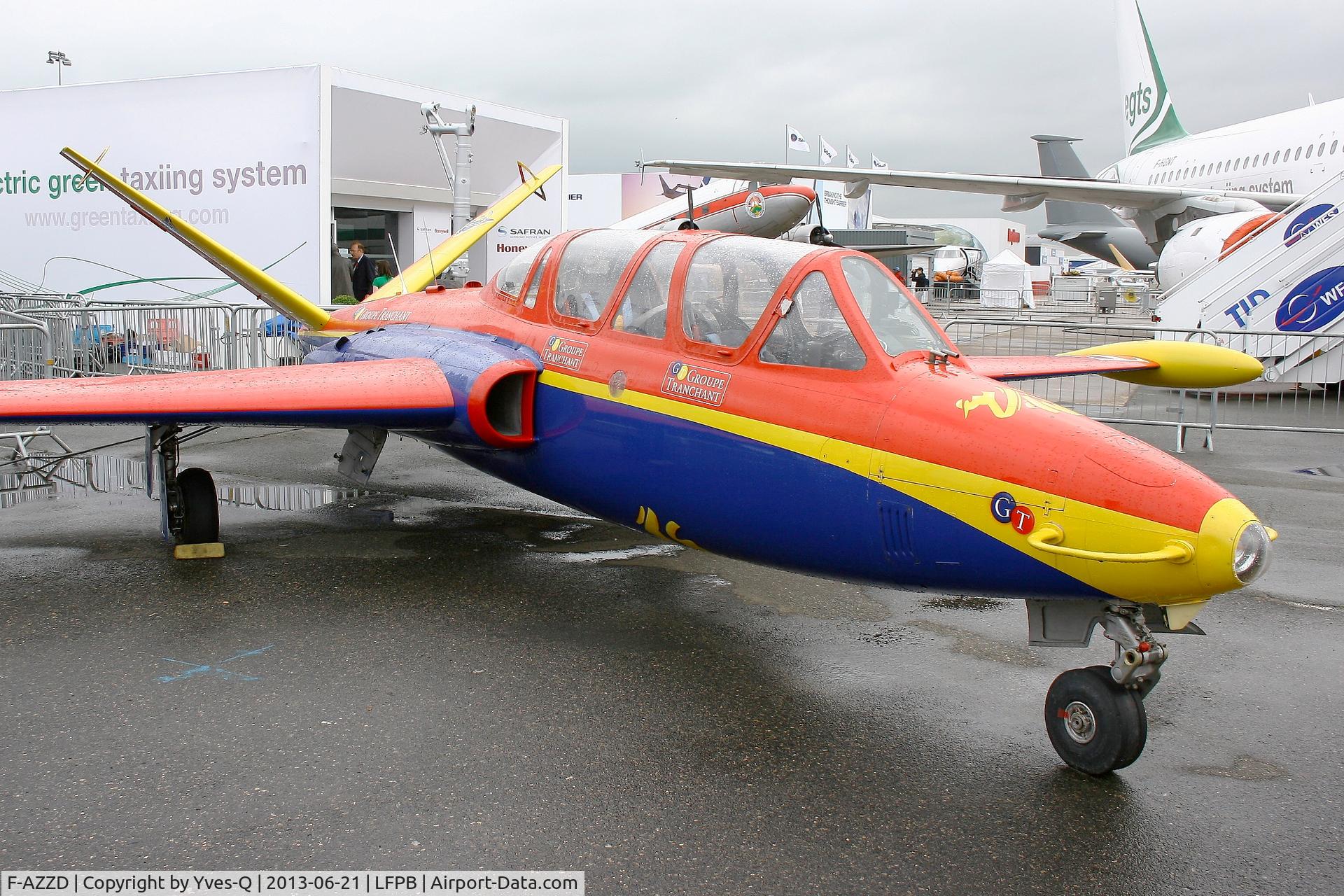 F-AZZD, Fouga CM-170 Magister C/N 411, Fouga CM-170 Magister, Tranchant Team, Static Display Paris-Le Bourget Air Show 2013
