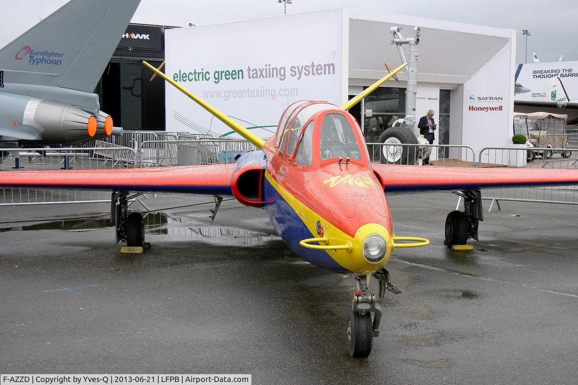 F-AZZD, Fouga CM-170 Magister C/N 411, Fouga CM-170 Magister, Tranchant Team, Static Display Paris-Le Bourget Air Show 2013