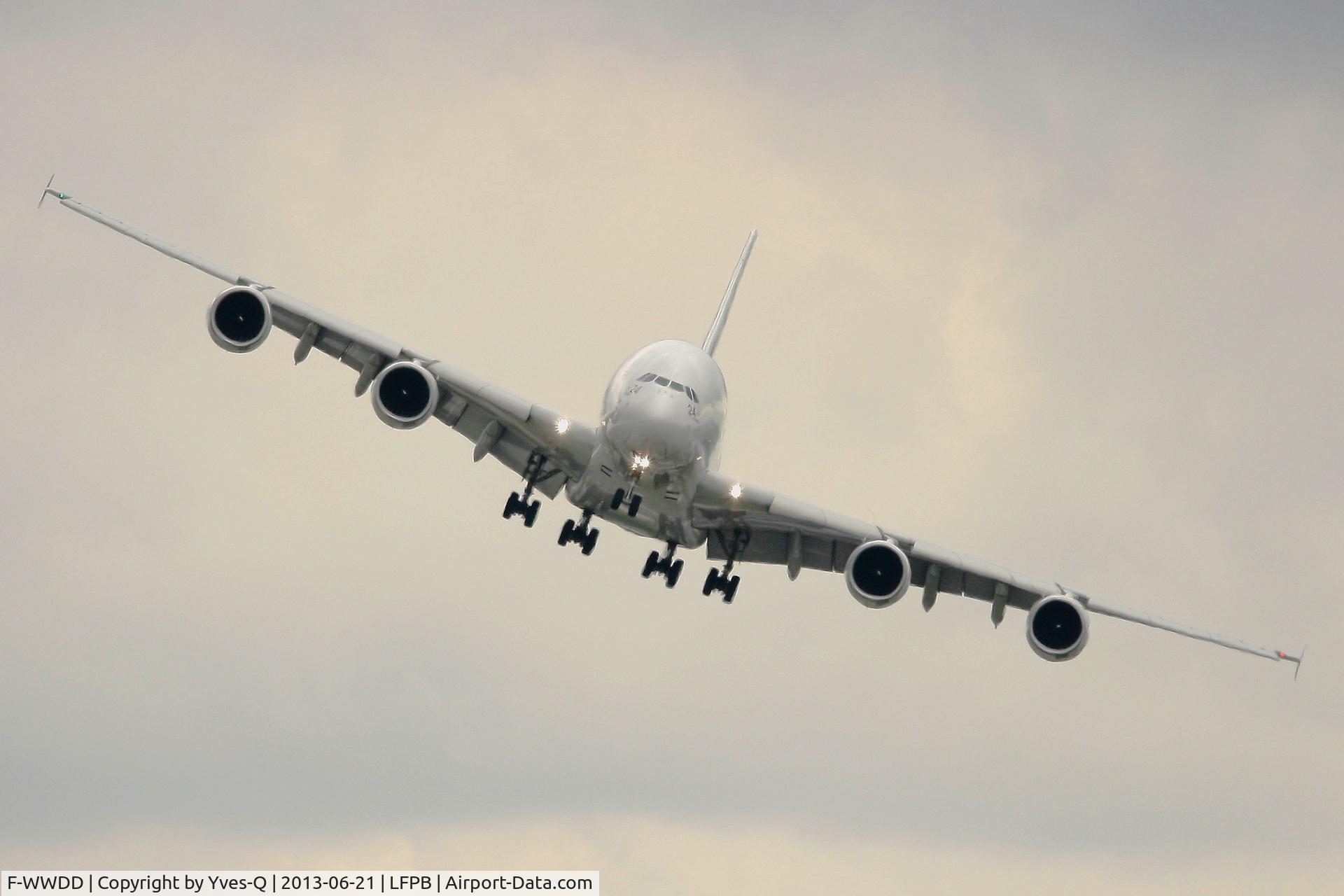 F-WWDD, 2005 Airbus A380-861 C/N 004, Airbus A380-861 Solo Display, Paris-Le Bourget Air Show 2013