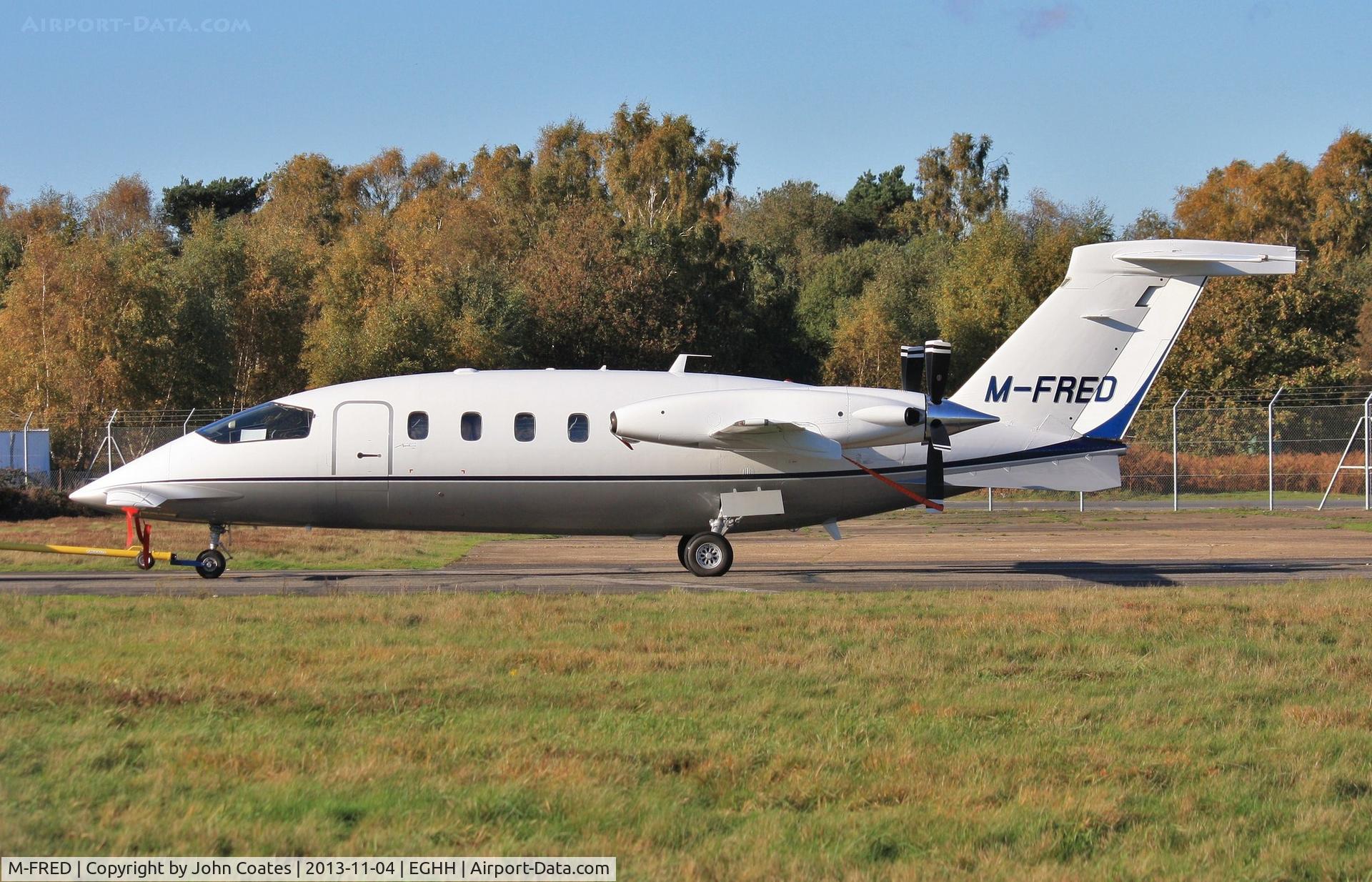 M-FRED, 2001 Piaggio P-180 Avanti C/N 1042, Being towed to Thurston Aviation