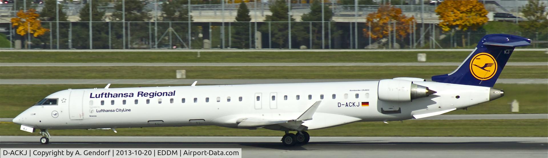 D-ACKJ, 2006 Bombardier CRJ-900LR (CL-600-2D24) C/N 15089, Lufthansa Regional, seen here on RWY 26L at München(EDDM)