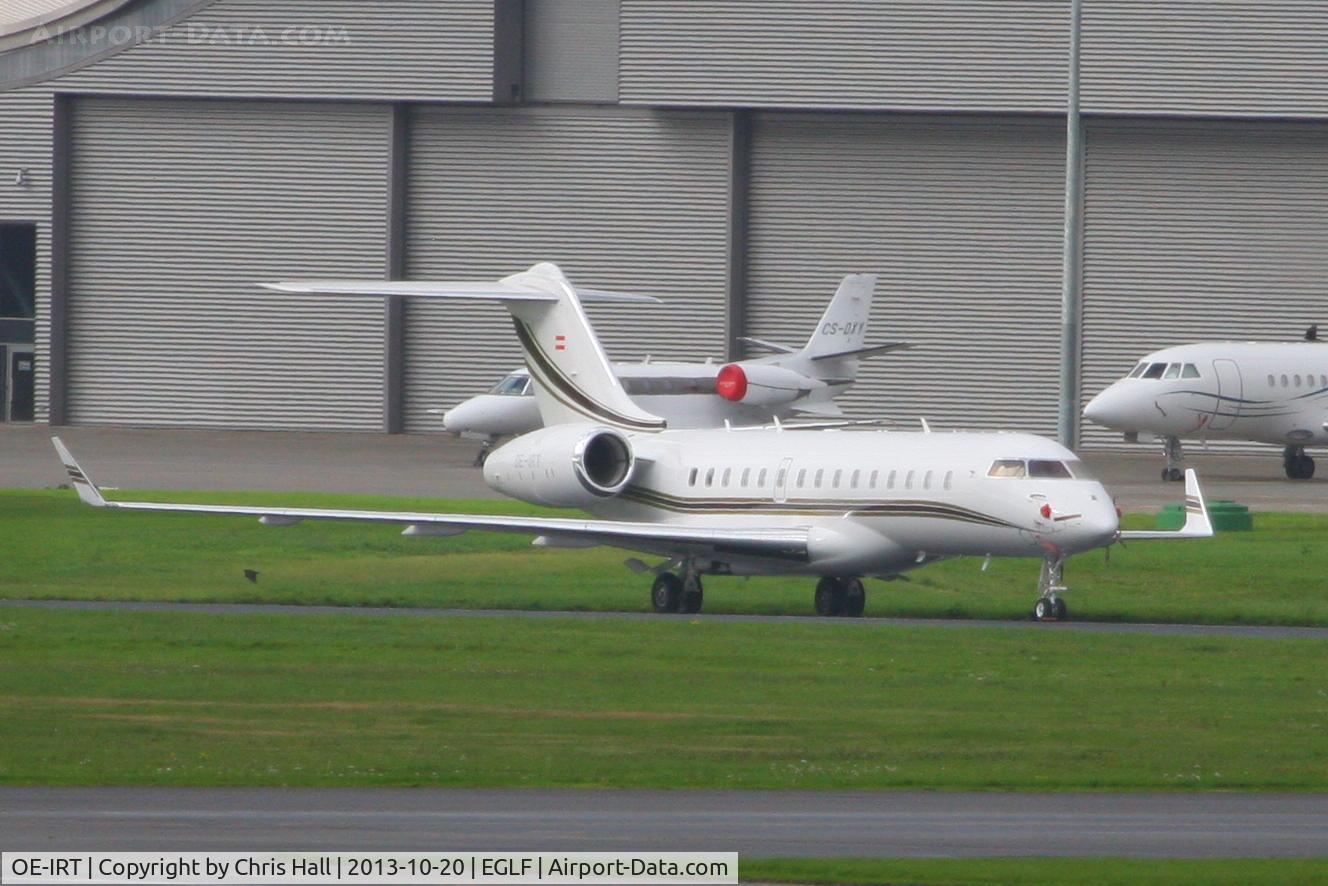 OE-IRT, 2011 Bombardier BD-700-1A10 Global 6000 C/N 9455, Art Aviation