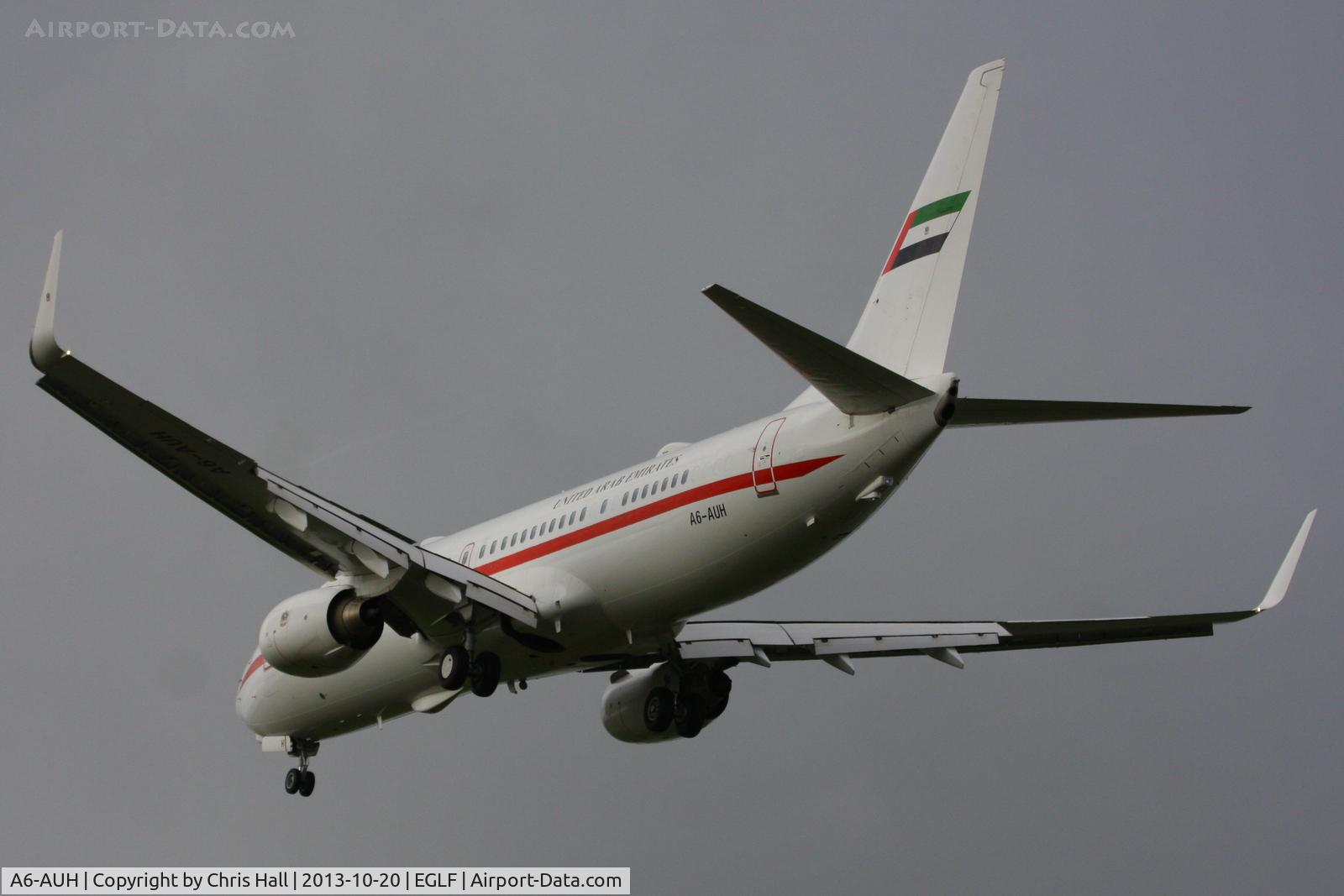 A6-AUH, 2002 Boeing 737-8EX BBJ2 C/N 33473, Amiri Flight Line