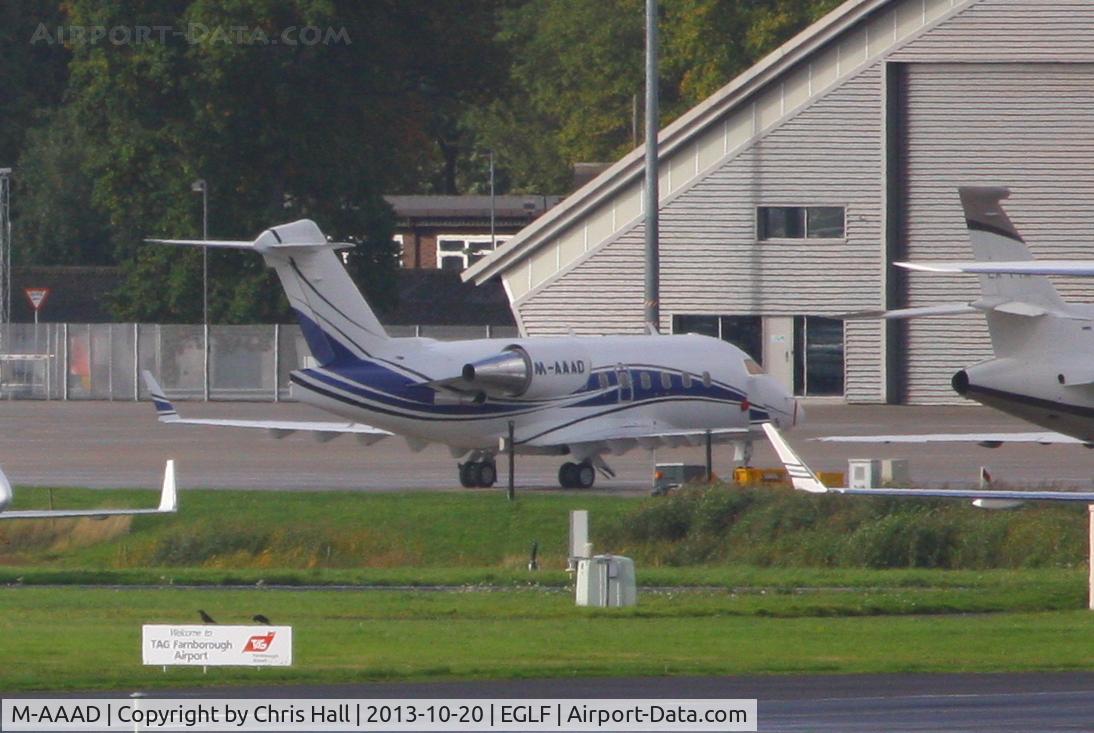 M-AAAD, 2001 Bombardier Challenger 604 (CL-600-2B16) C/N 5481, Gulf Wings (IOM)