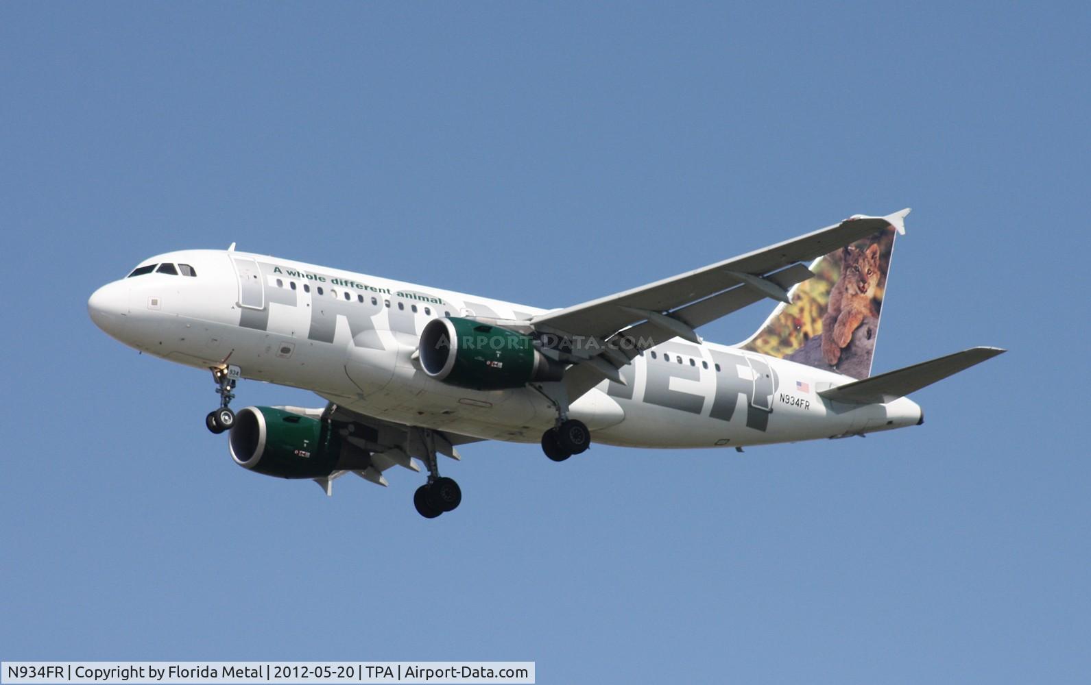 N934FR, 2004 Airbus A319-111 C/N 2287, Larry Jr Frontier A319