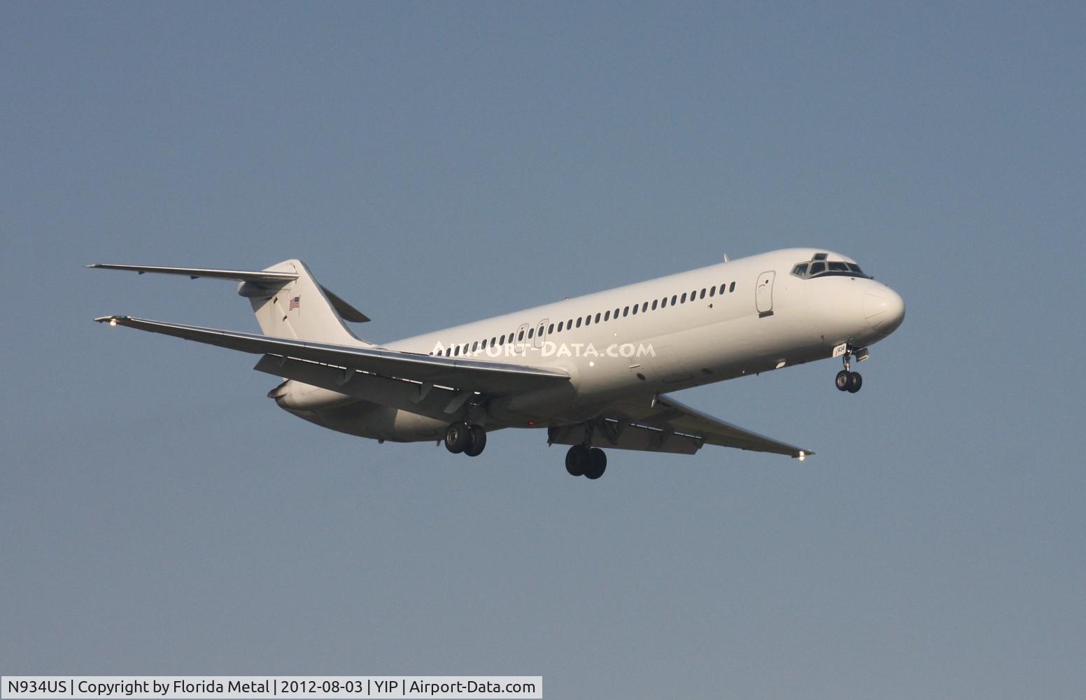 N934US, 1980 Douglas DC-9-34 C/N 48124, USAJet DC-9-34