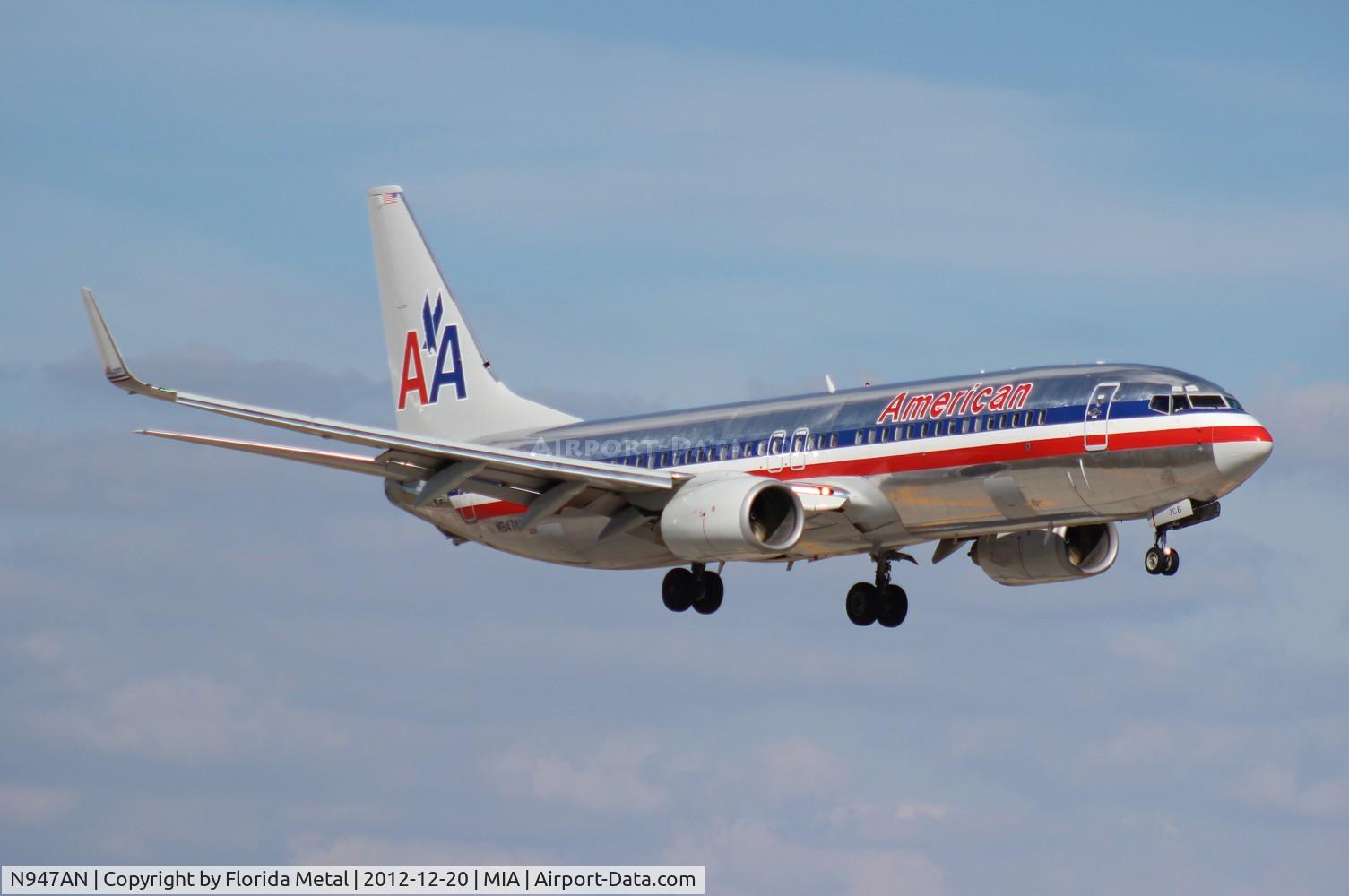 N947AN, 2000 Boeing 737-823 C/N 29536, American 737-800